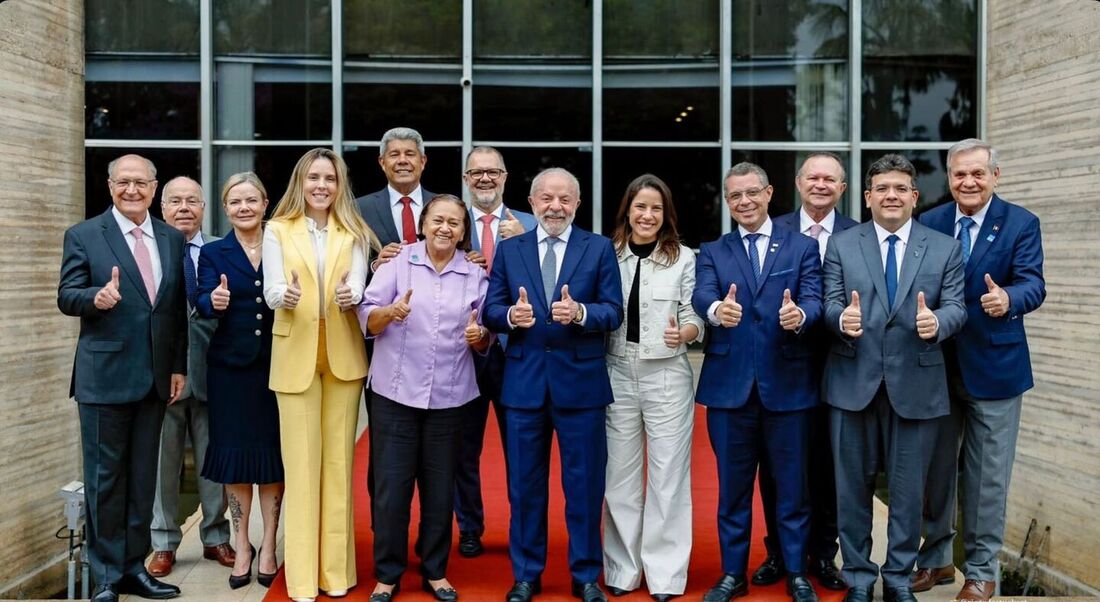 Governadores do Nordeste com Lula