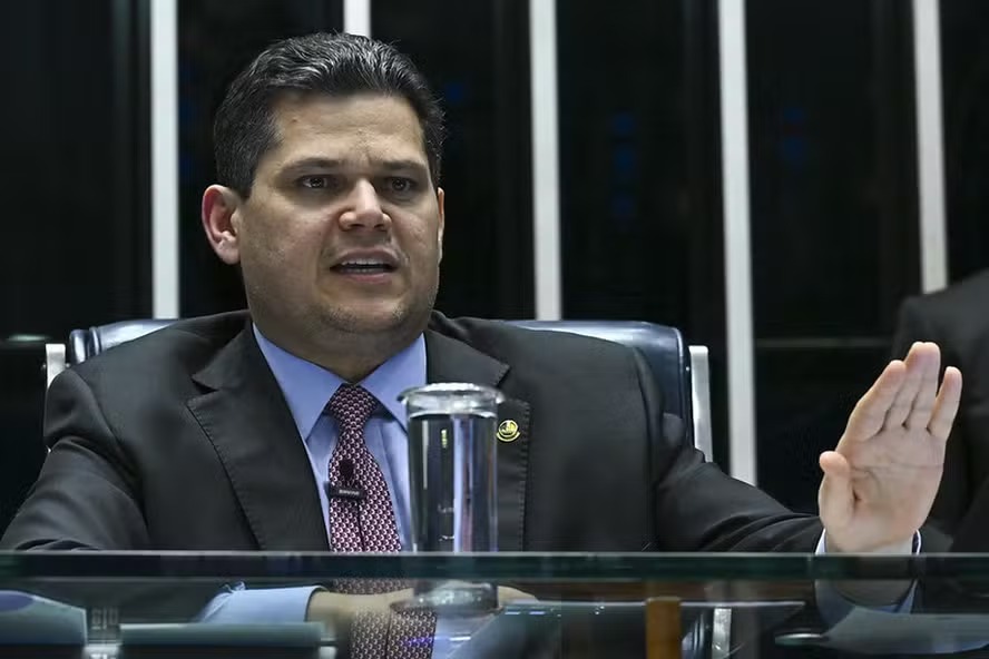 O presidente do Senado, Davi Alcolumbre