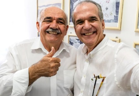 Severino Silvestre ao lado de Fernando Dueire