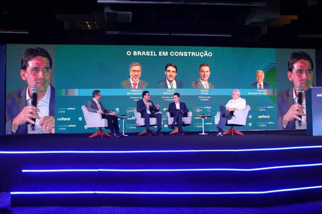 Recife recebe o Seminário Esfera Infra, com participação de ministros, governadores e líderes do setor