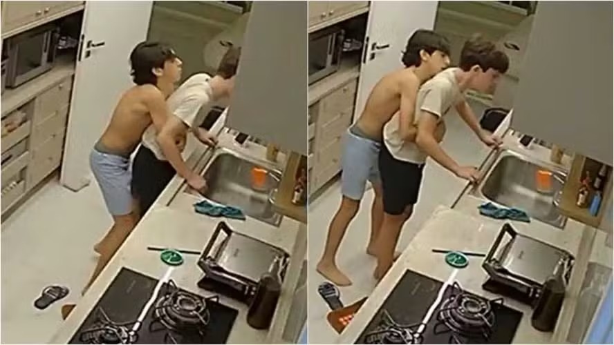 Adolescente salva o primo de engasgo