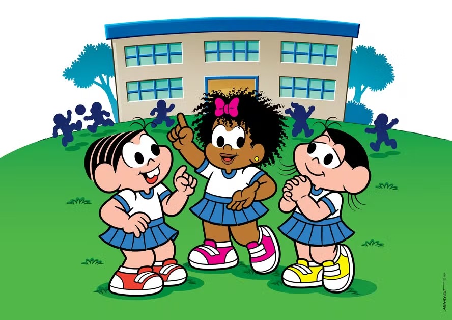 Milena (entre Mônica e Magali): personagem começou a nascer em 2016