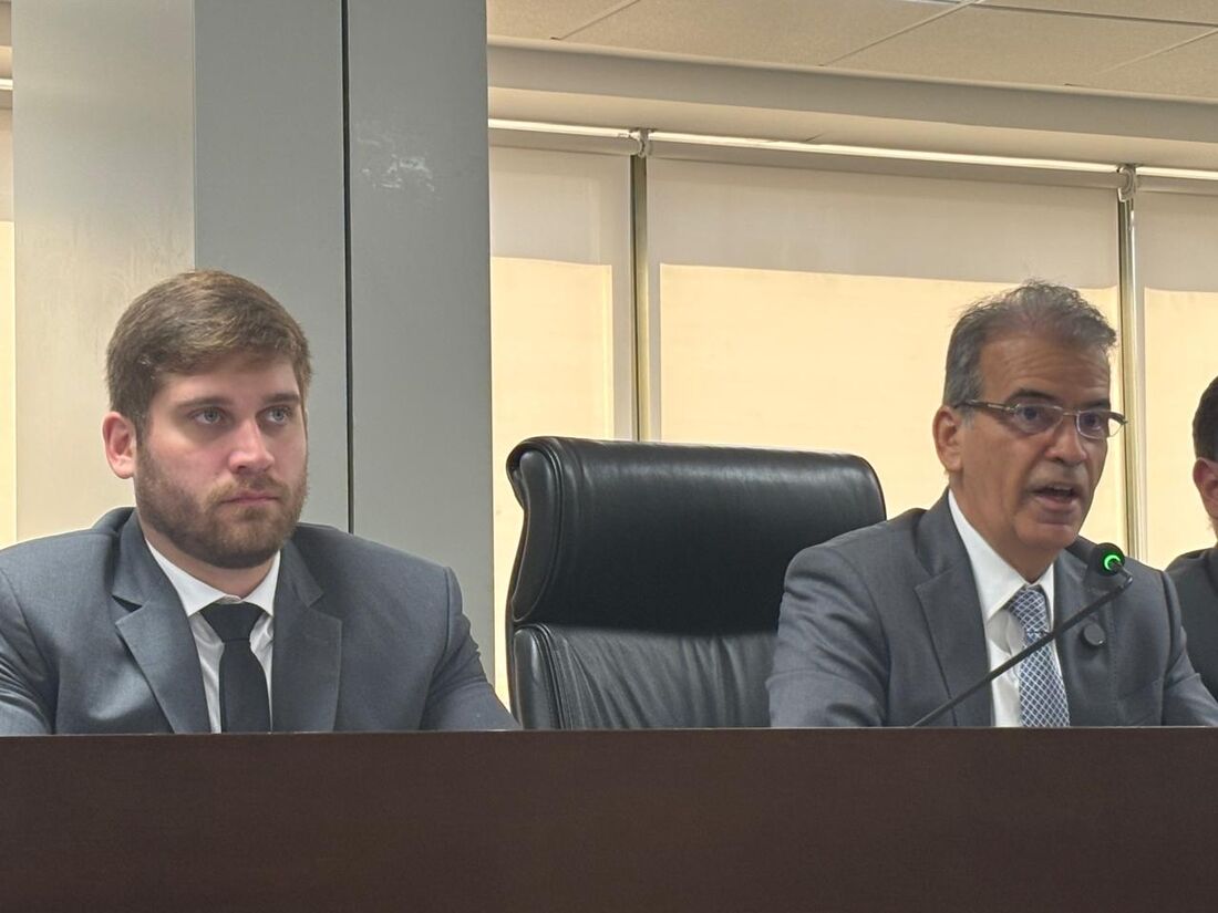 Vírgilio de Olivera, durante sabatina realizada nesta terça-feira (12)