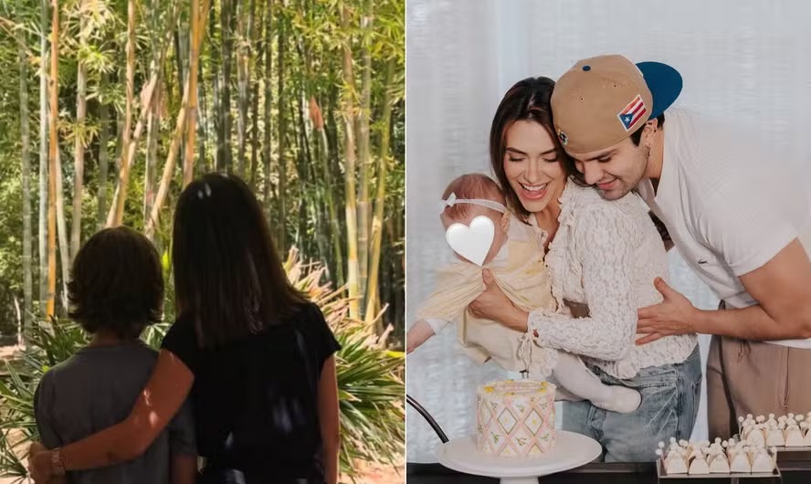 Sandy e Luan Santana evitam expor seus filhos na web 