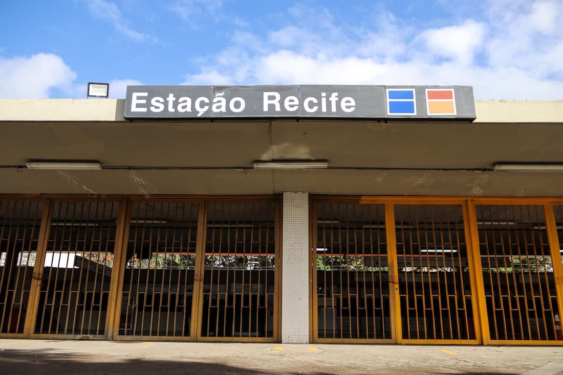 Estação Central do Recife na manhã desta quinta-feira (14), após greve dos metroviários
