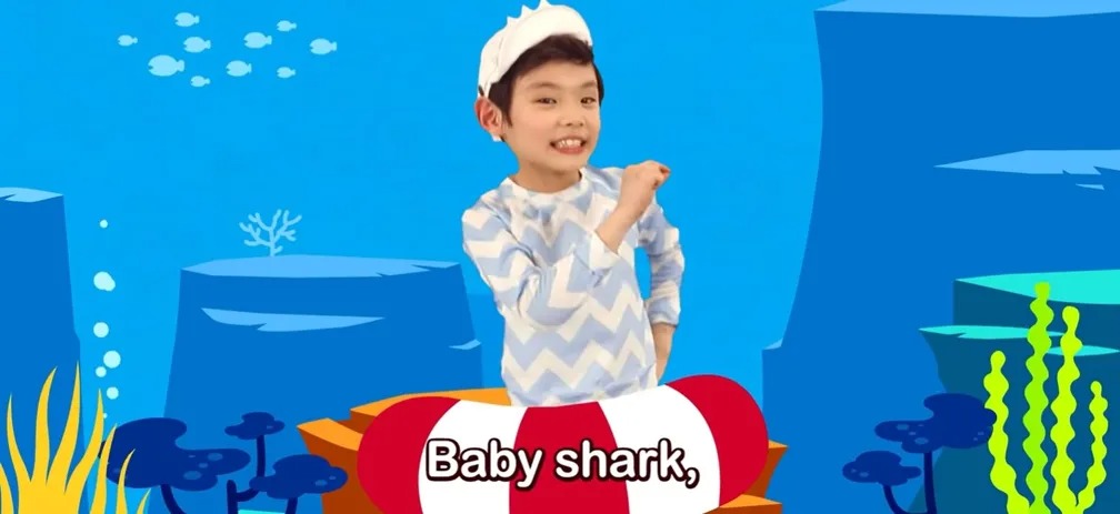 O vídeo "Baby Shark Dance" é o mais assistido no YouTube, com mais de 16 bilhões de visualizações