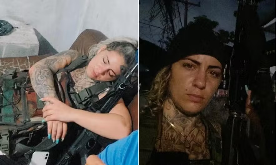 Eweline Passos Rodrigues, de 28 anos, conhecida como "Diaba Loira"