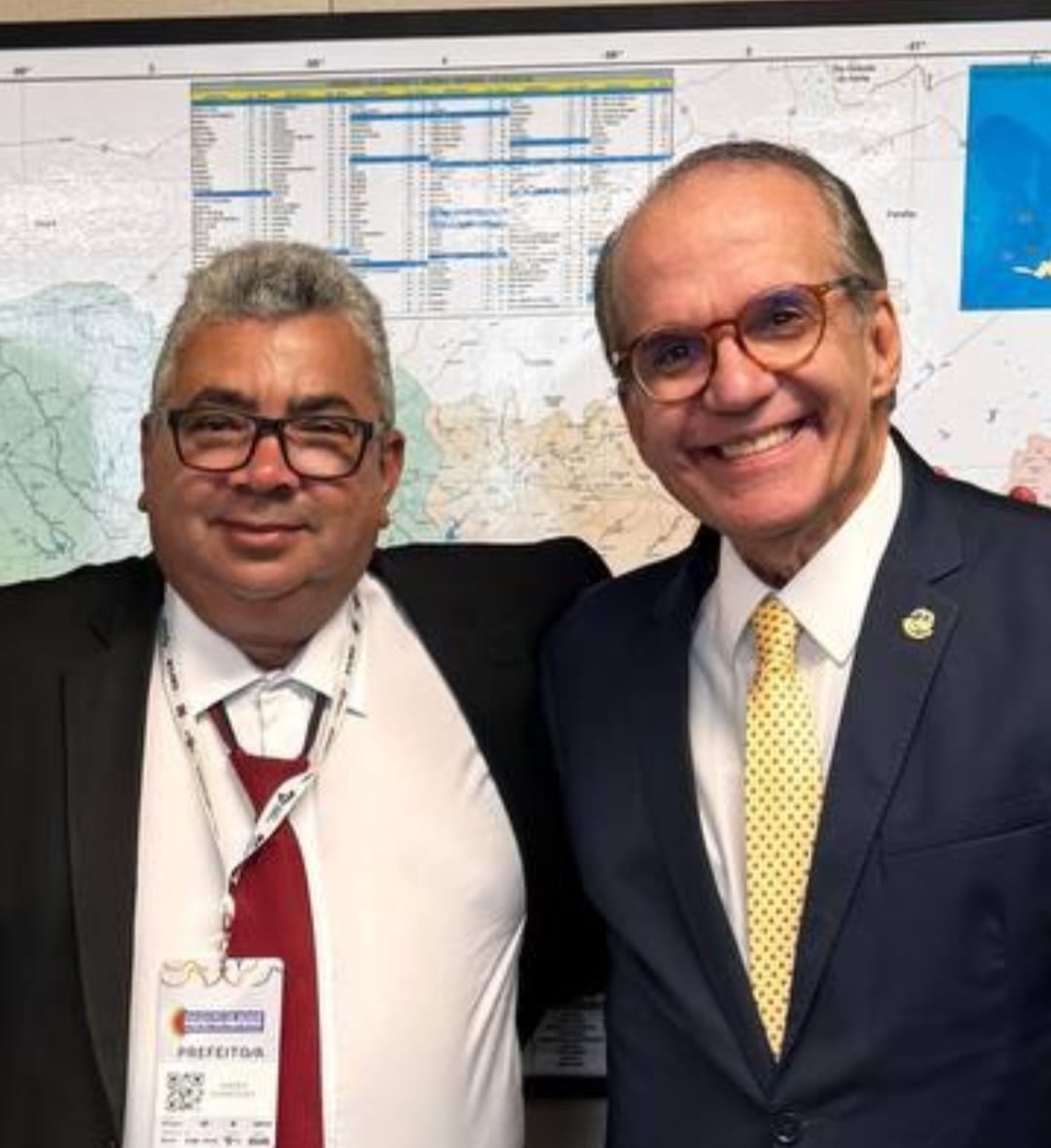 Juarez da Banana (PSD) e Fernando Dueire (MDB)