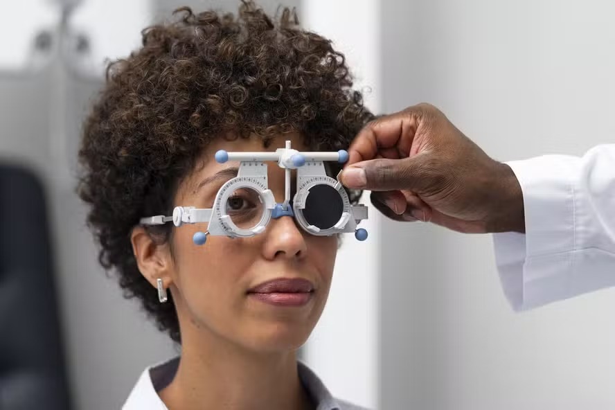 Consulta no oftalmologista