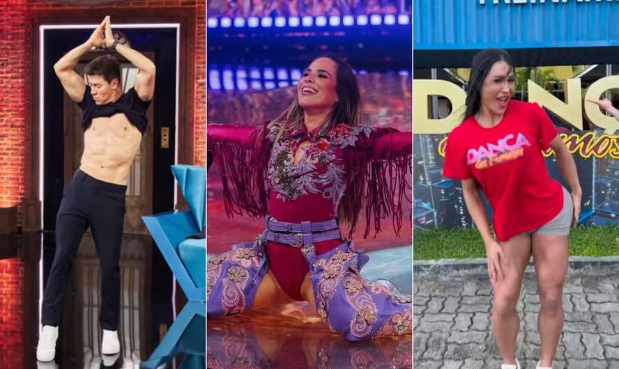Gracyanne Barbosa, Wanessa Camargo, Rodrigo Faro tem rotina intensa de treinos 