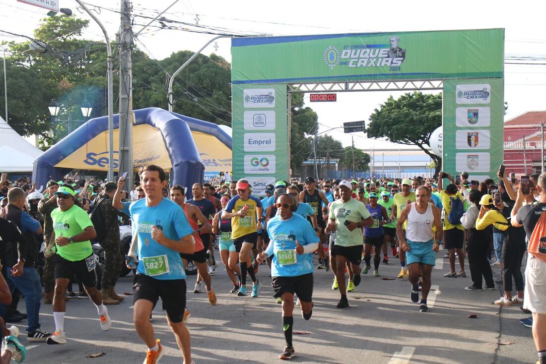 Corrida no Museu Militar Forte do Brum, no Bairro do Recife