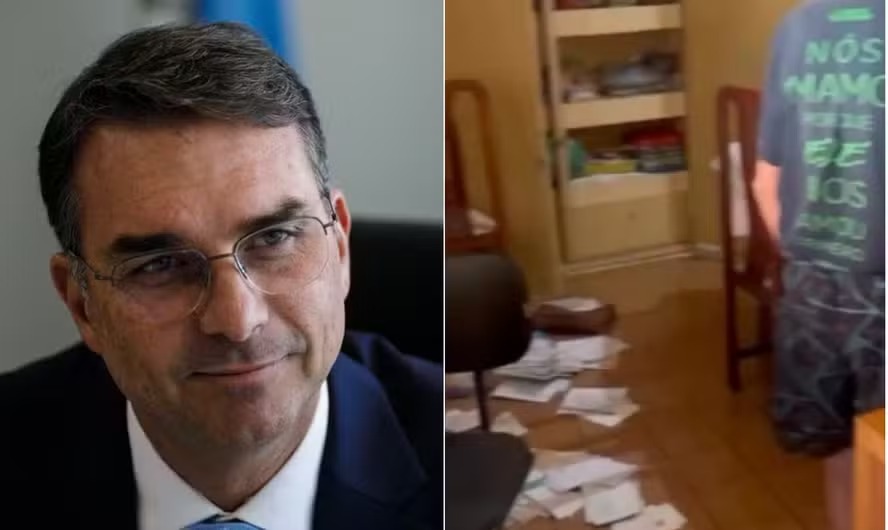 Senador Flávio Bolsonaro (PL-RJ), relata mais de uma hora de "terror" com armas e ameaças; criminosos teriam fugido da casa dos avós com joias e o carro