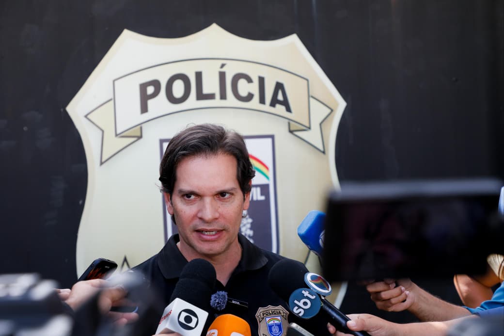 Polícia Civil de São Paulo realiza prisão de suspeito de ameaçar o youtuber Felca. Na foto: Heronides Meneses, delegado da Polícia Civil de Pernambuco