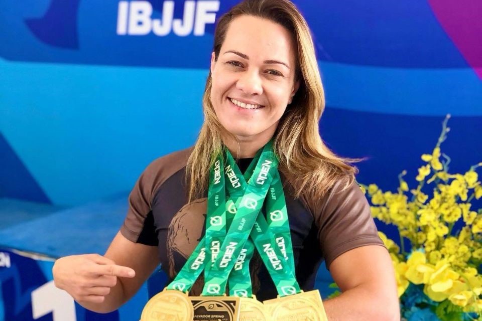 Andreza vai representar Pernambuco no Mundial de Jiu-Jitsu, em Los Angeles