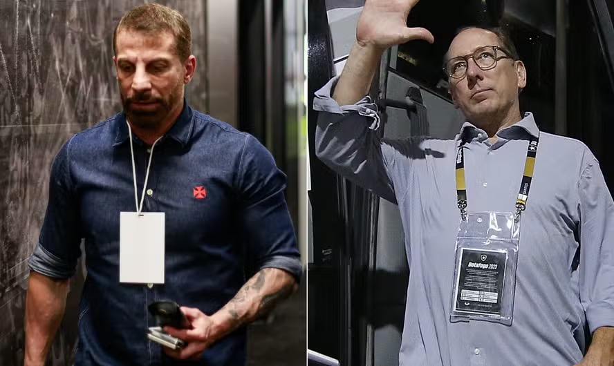 Pedrinho e Textor comandam as SAFs de Vasco e Botafogo 