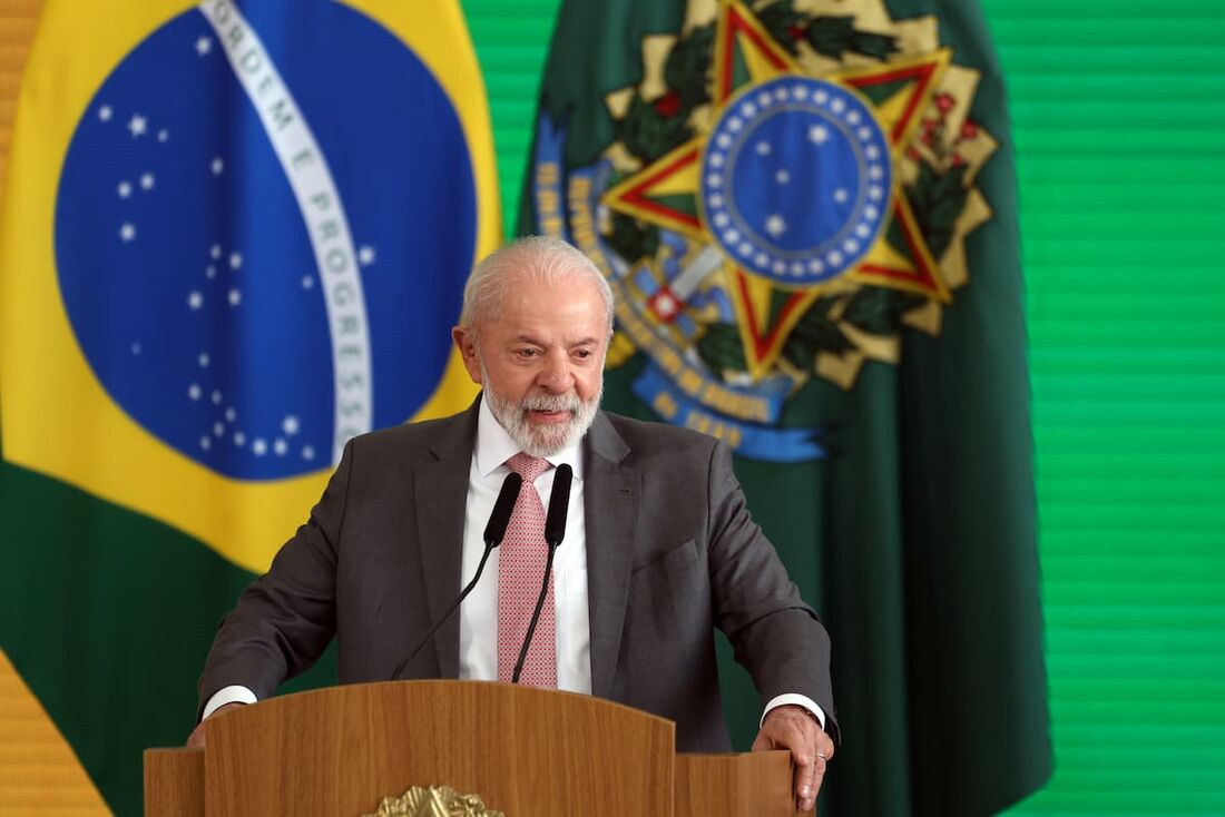 O presidente Luiz Inácio Lula da Silva