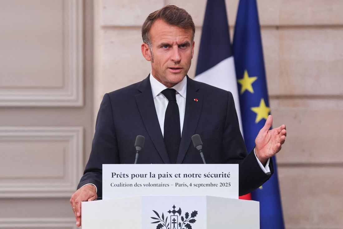 O presidente francês, Emmanuel Macron.