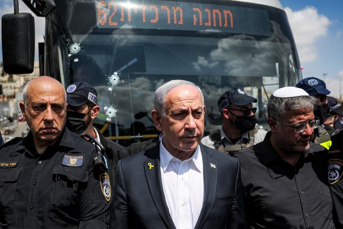 O primeiro-ministro israelense, Benjamin Netanyahu.