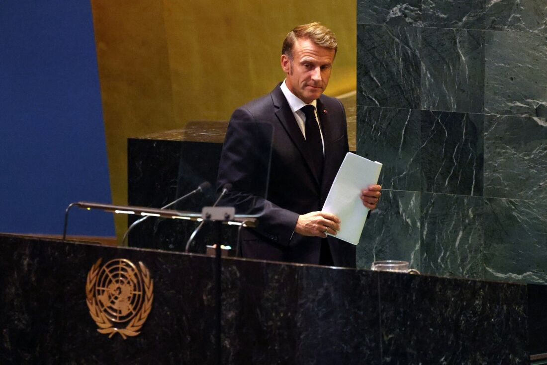 O presidente francês, Emmanuel Macron