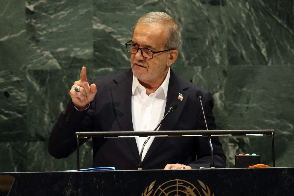 Irã nunca quis produzir bombas ou armas nucleares, diz Masoud Pezeshkian na ONU