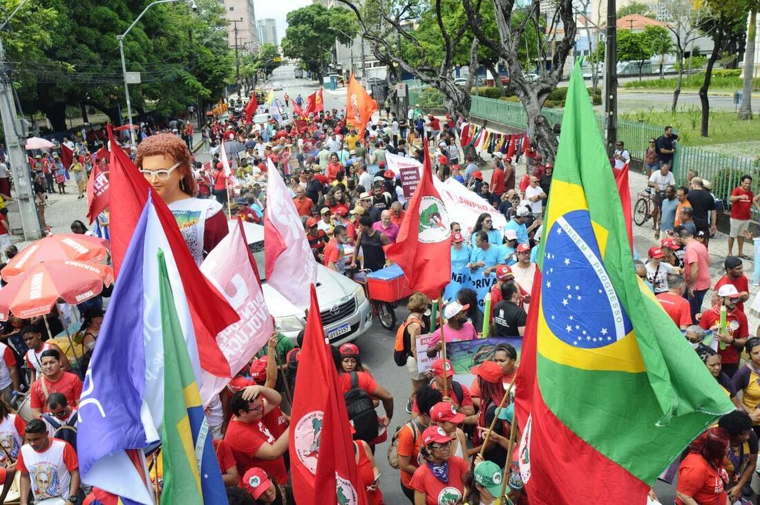 Manifestações realizadas no Recife