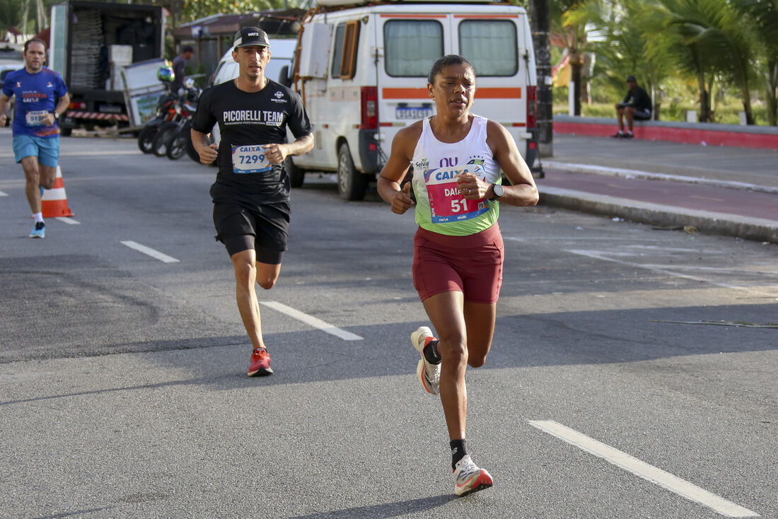 Daiana Justino dos Santos, atleta da APA Petrolina, ficou em primeiro lugar no Circuito Caixa, em João Pessoa