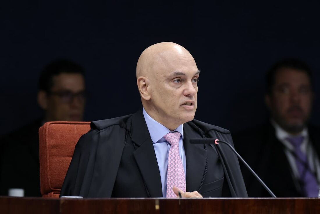 O ministro Alexandre de Moraes, do Supremo Tribunal Federal (STF)