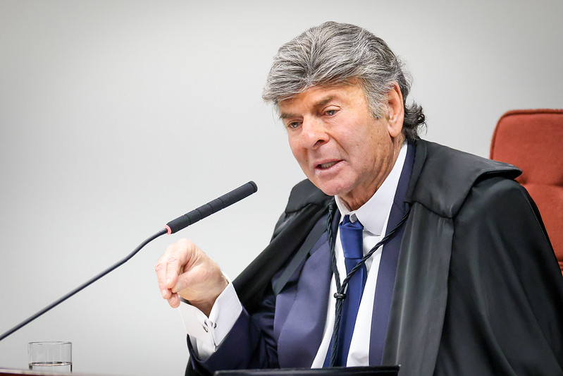 Ministro Luiz Fux durante o julgamentos da Ação Penal 2668 - Núcleo 1 (Manhã) 