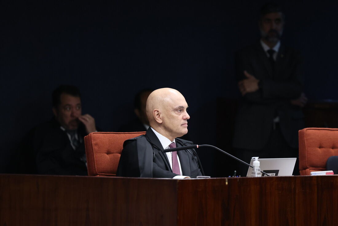 Ministro Alexandre de Moraes, do Supremo Tribunal Federal (STF), relator da ação penal da trama golpista