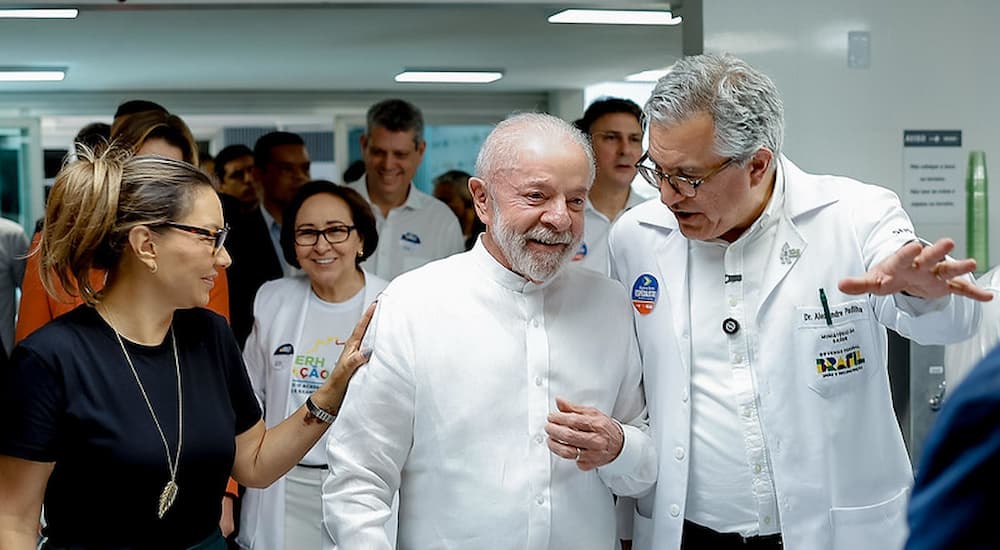 Presidente Luiz Inácio Lula da Silva visita ao Hospital Universitário de Brasília para ação da Ebserh