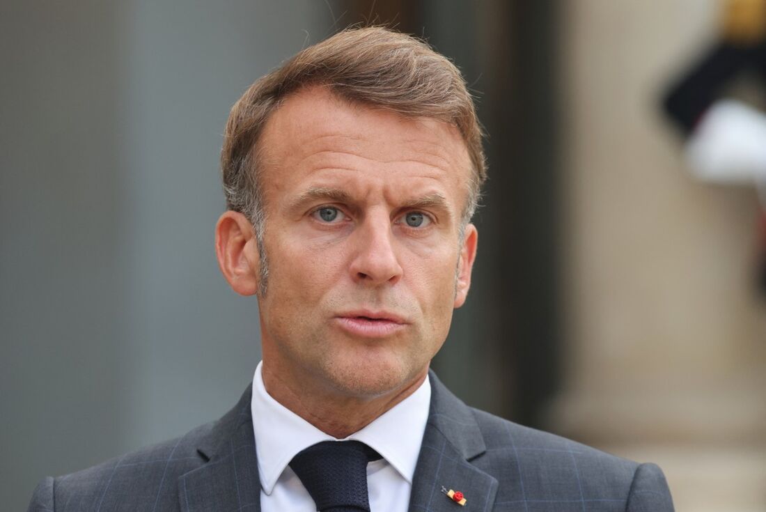 O presidente francês, Emmanuel Macron