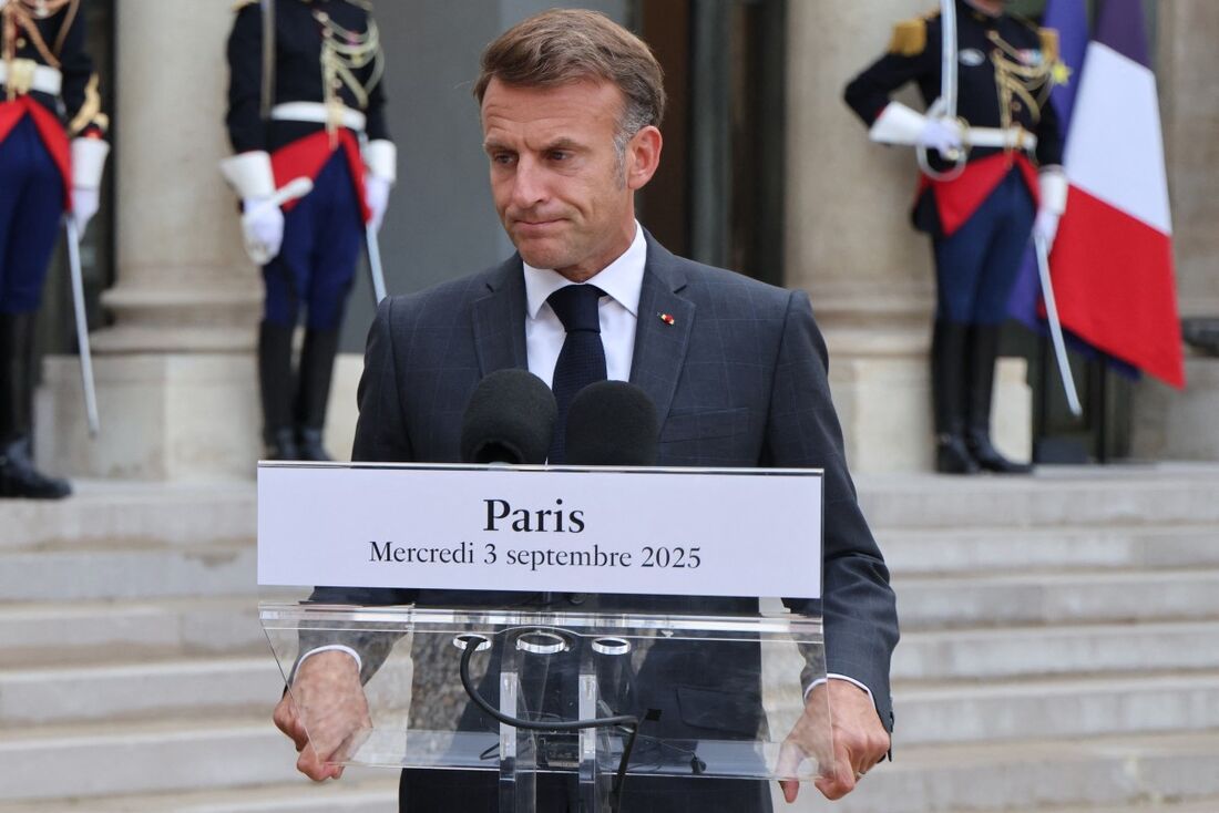 O presidente francês, Emmanuel Macron