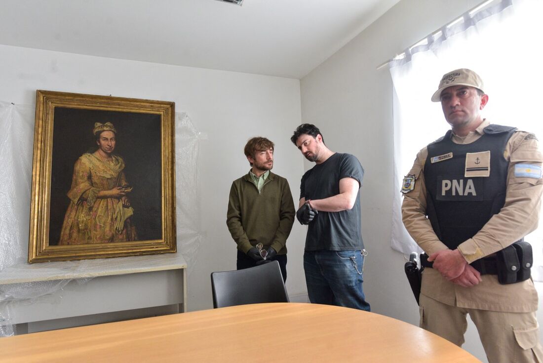 O quadro, de Giuseppe Ghislandi, está em "bom estado de conservação"