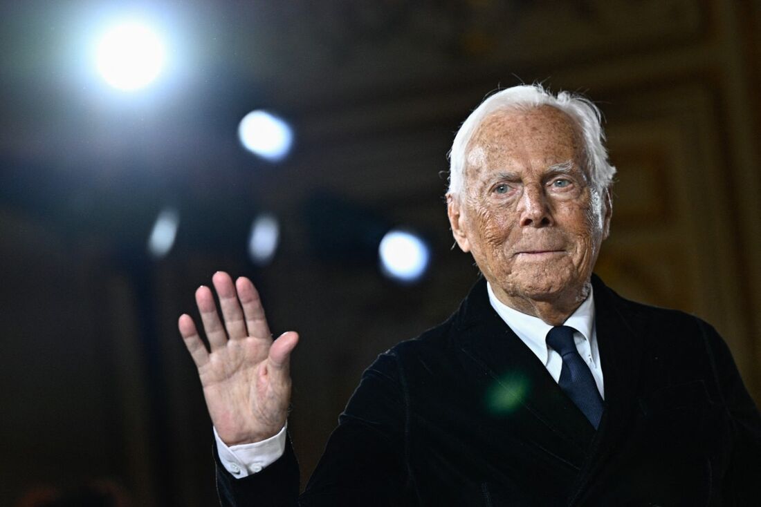 Estilista italiano Giorgio Armani morre aos 91 anos