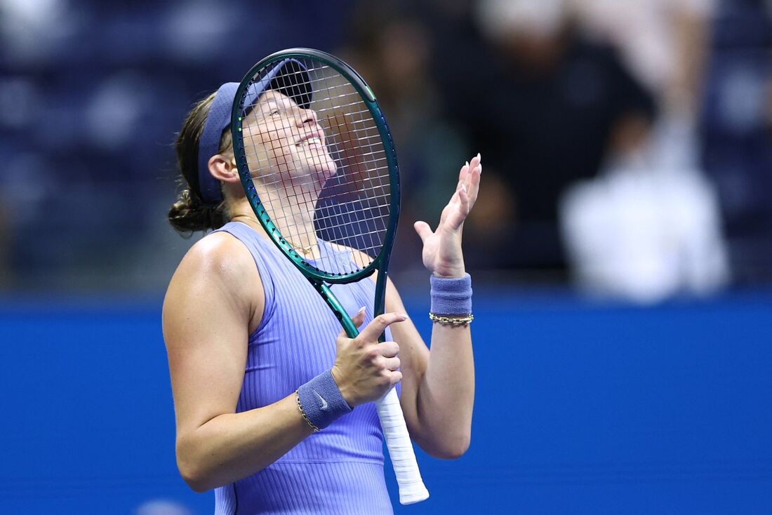 Anisimova comemora ida à final do US Open