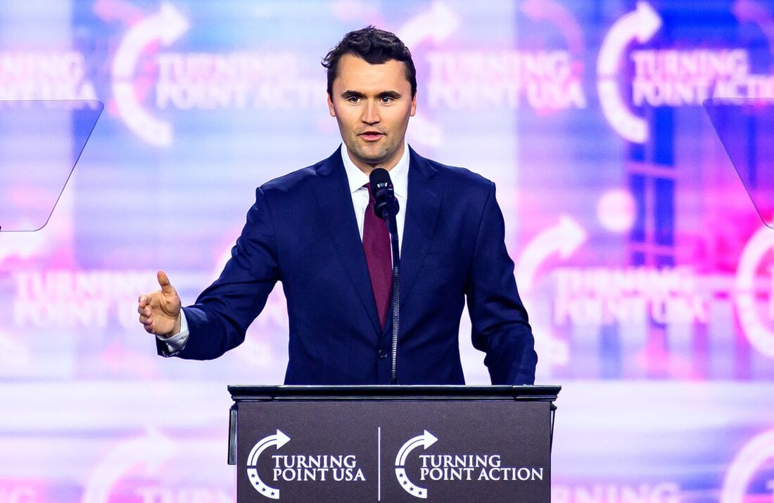 Ativista de direita dos Estados Unidos Charlie Kirk