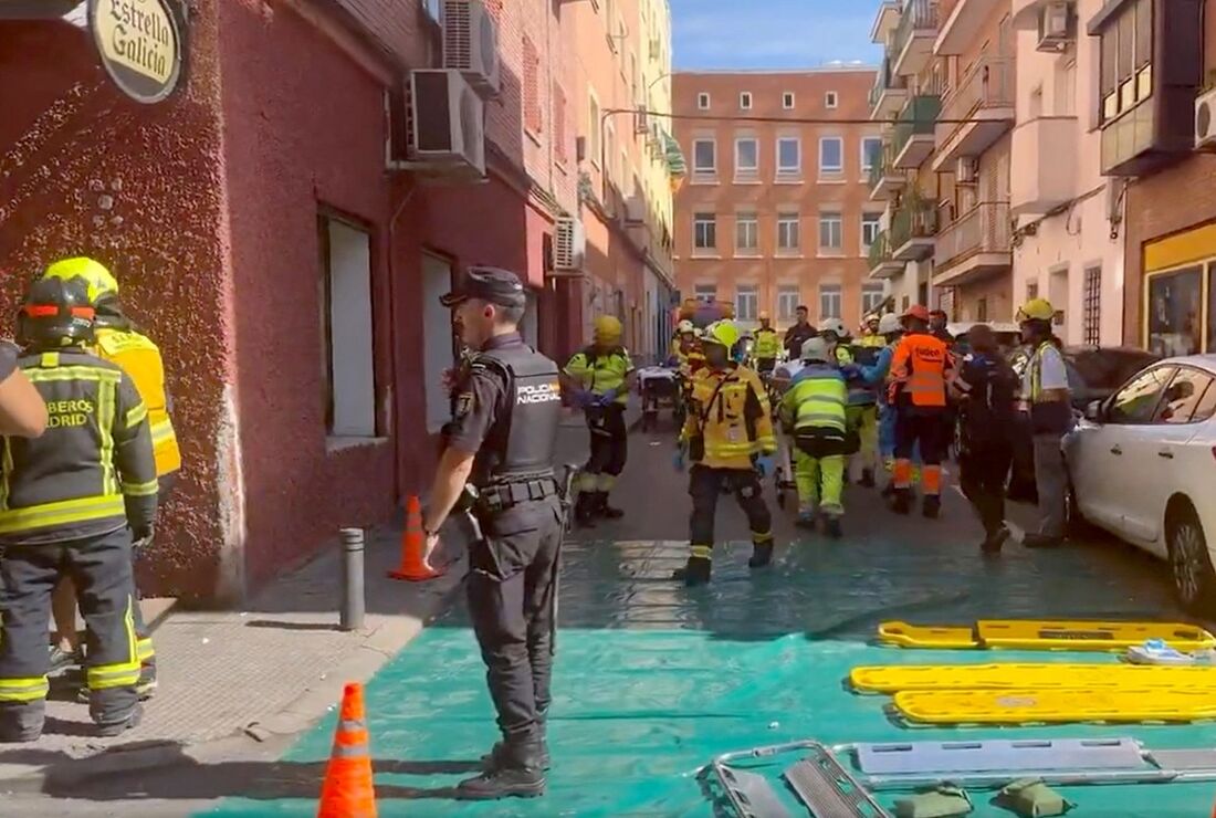 Explosão em bar em Madri deixa pelo menos 25 feridos