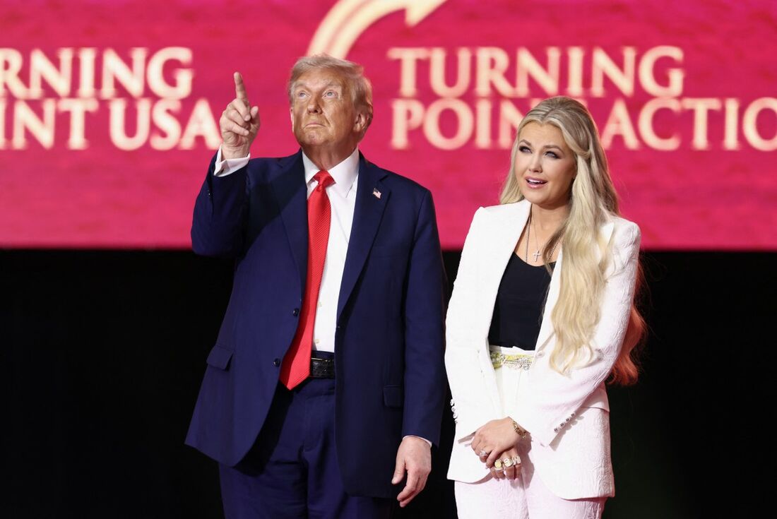 O republicano de 79 anos disse que Kirk era "acima de tudo um marido devoto, pai, filho, cristão e patriota"