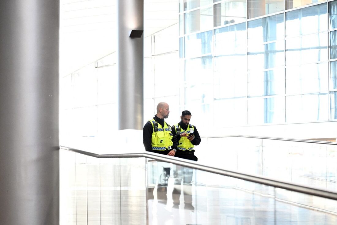 Polícias foram vistos no aeroporto de Copenhagen