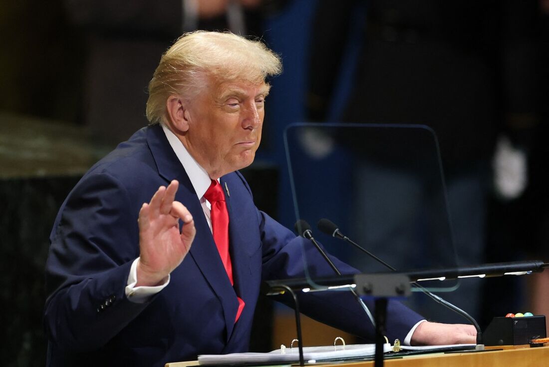 O presidente dos EUA, Donald Trump.