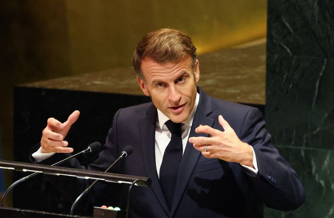 "Há alguém que pode fazer algo, e esse é o presidente dos Estados Unidos", afirmou o presidente francês, Emmanuel Macron