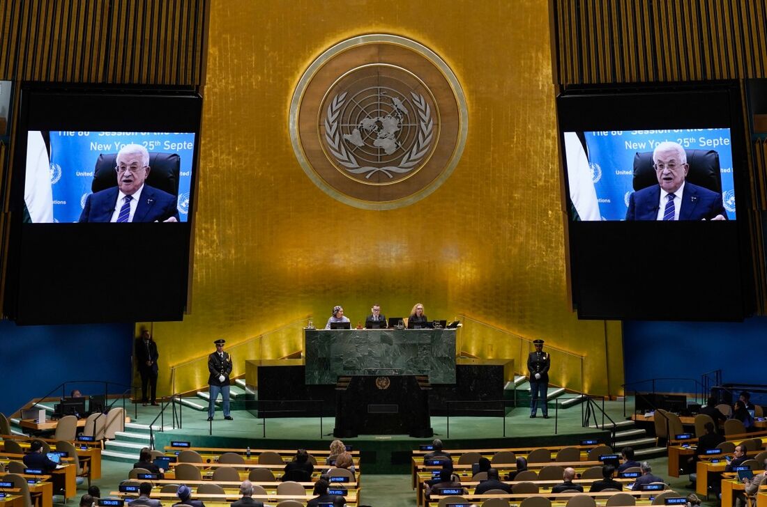 Mahmud Abbas discursa à Assembleia Geral da ONU