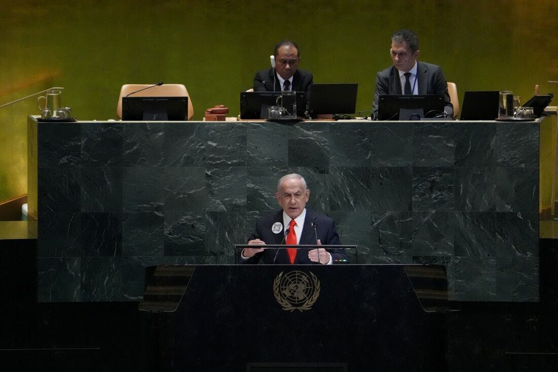 O primeiro-ministro israelense, Benjamin Netanyahu