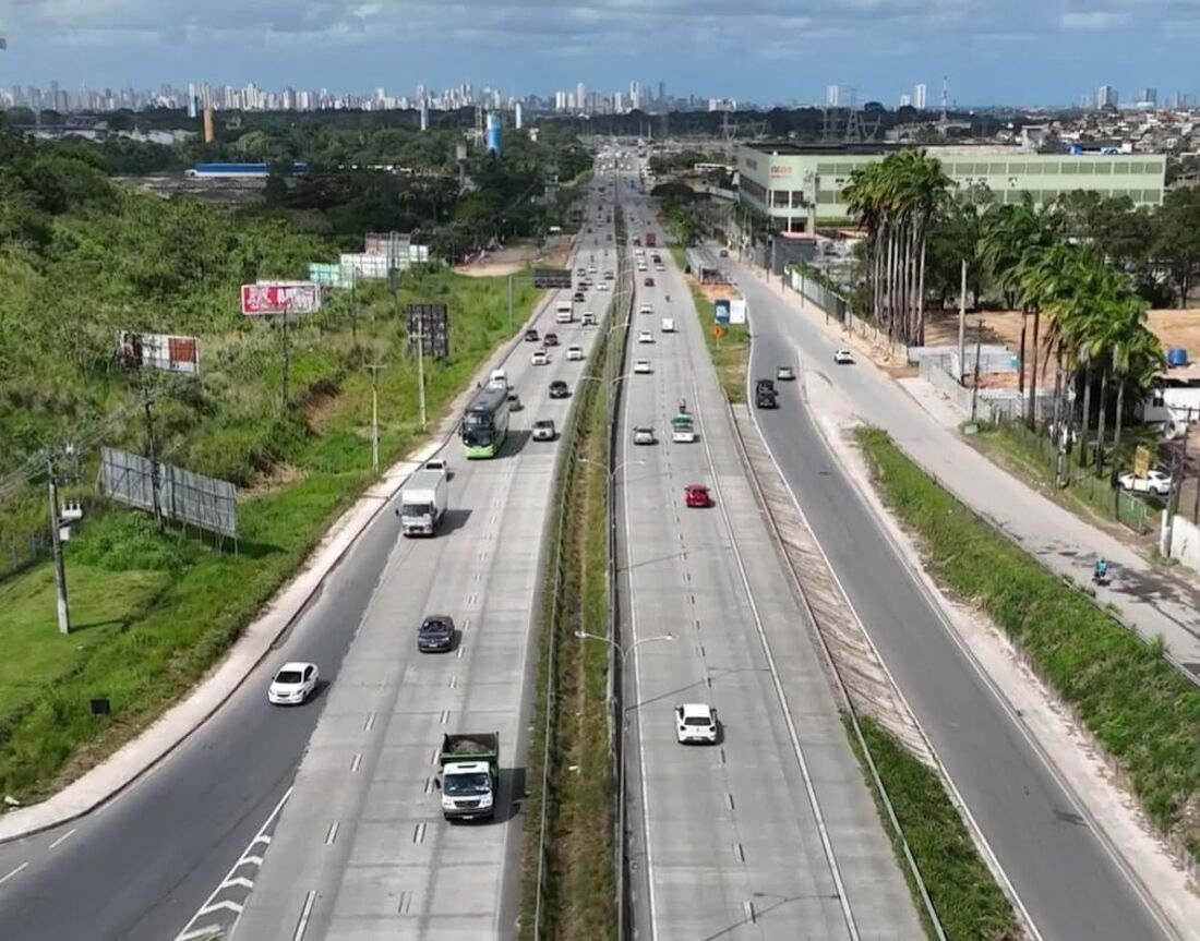 Durante a obra, tráfego será redirecionado para o sentido Recife-interior, que funcionará em mão dupla