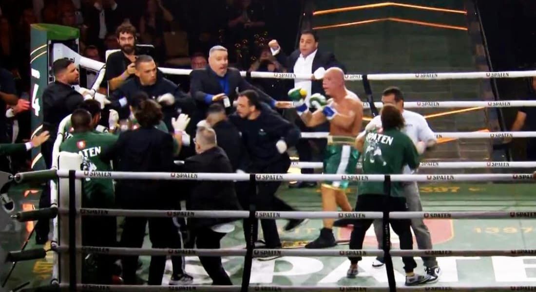 Luta entre Popó e Wanderlei terminou em briga generalizada