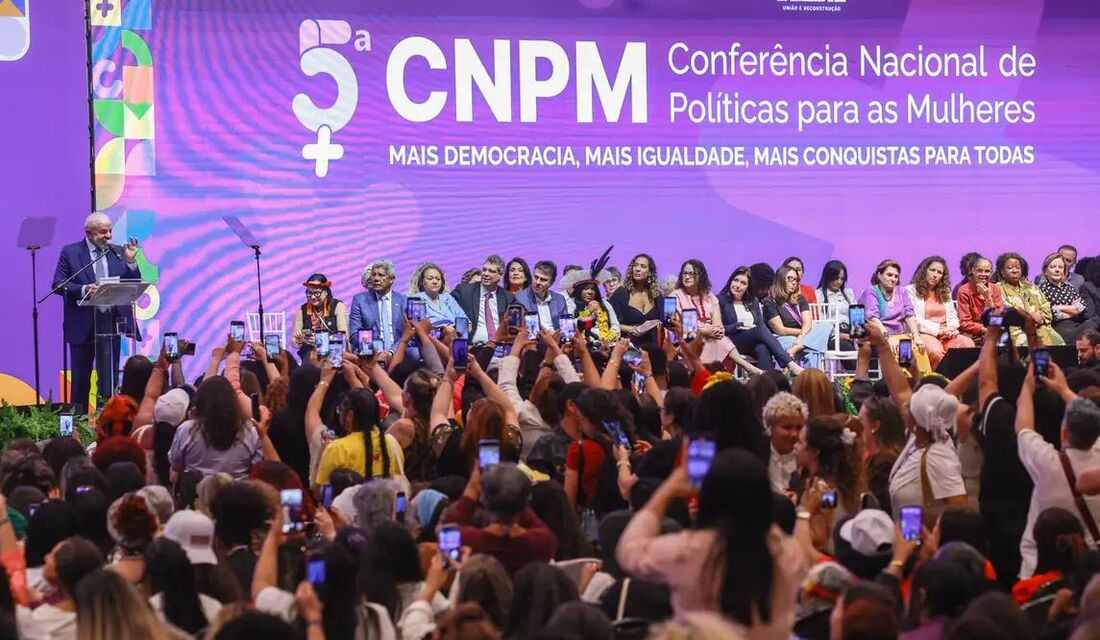 Presidente Lula discursa da 5ª Conferência Nacional de Políticas para as Mulheres (5ª CNPM)