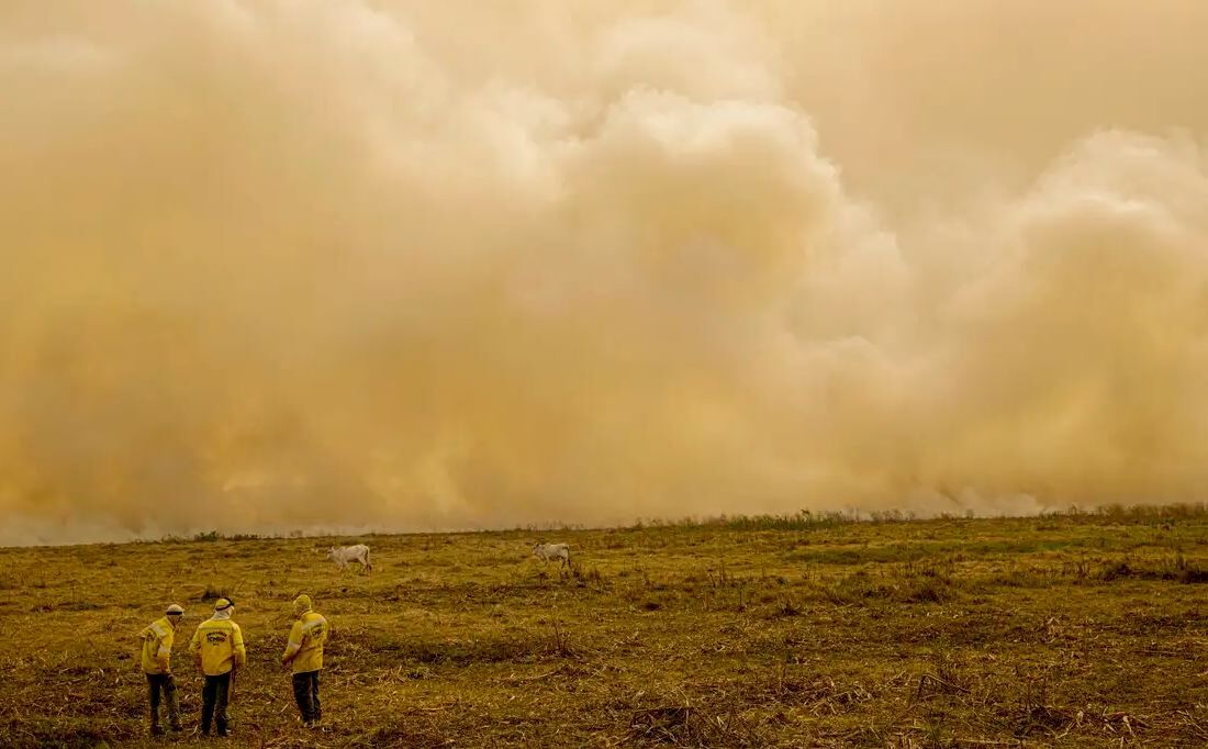 Área ameaçada pela seca cobre todo o Distrito Federal, a metade ao norte de Goiás, o leste do Mato Grosso, o sul de Tocantins, o oeste da Bahia e a ponta noroeste de Minas Gerais.