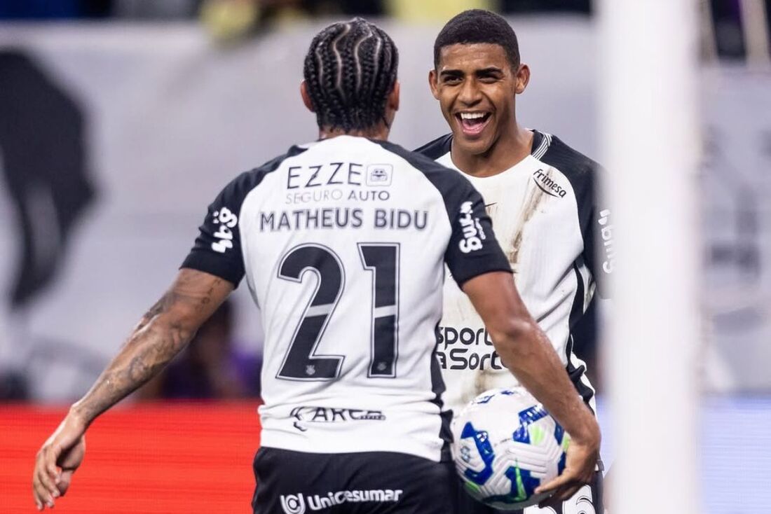 Gui Negão foi o autor do segundo gol do Corinthians contra o Athletico-PR