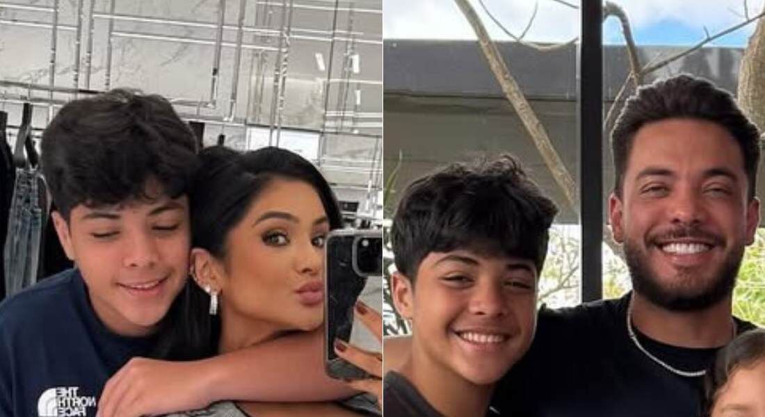 Yhudy, de 14 anos, é filho de Wesley Safadão e Mileide Mihaile