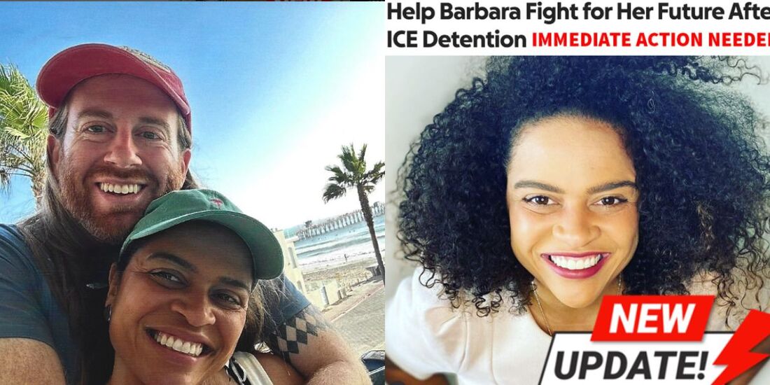 Tucker May, marido da brasileira Bárbara Marques, relatou o caso nas redes sociais